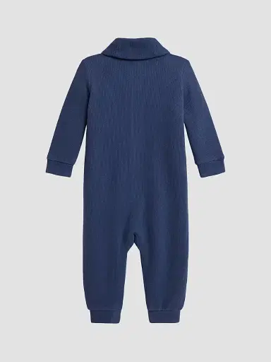 Polo Ralph Lauren Baby Boy's Cotton Shawl Coveralls | Thumbnail 2 Polo Ralph Lauren Baby Boy's Cotton Shawl Coveralls | Thumbnail 2