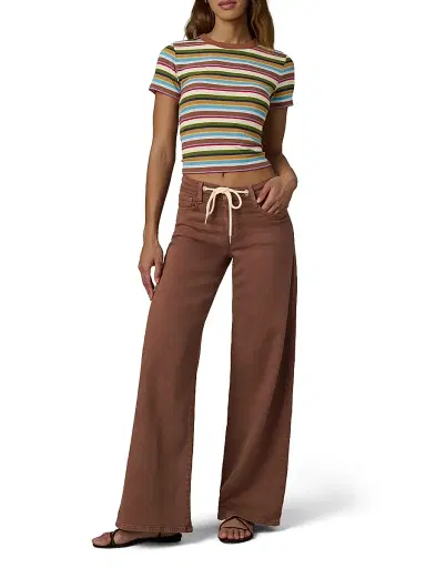 Joe's Jeans Women's Lou Lou Drawstring Wide-Leg Jeans | Thumbnail 2 Joe's Jeans Women's Lou Lou Drawstring Wide-Leg Jeans | Thumbnail 2