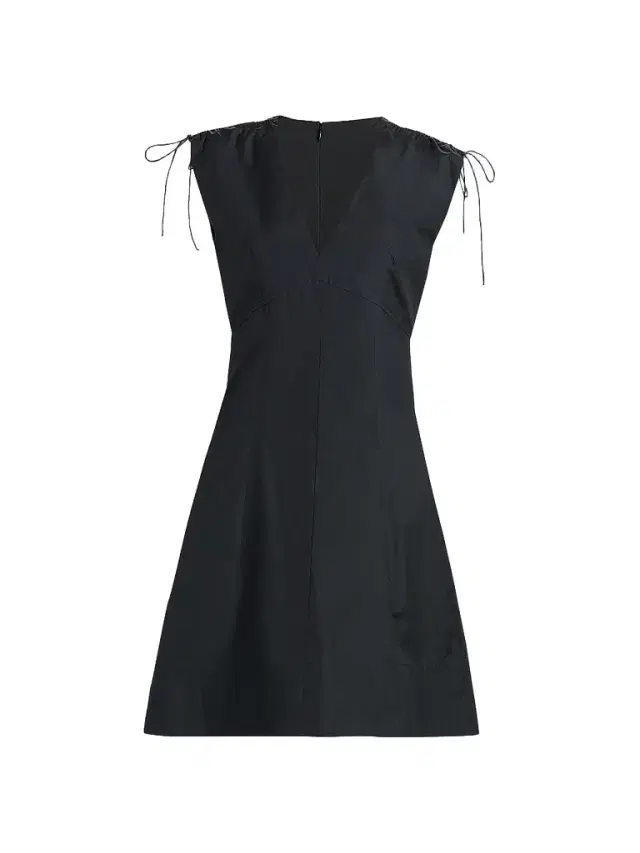 rag & bone Women's Emmet Cotton Poplin Drawstring Minidress - Black