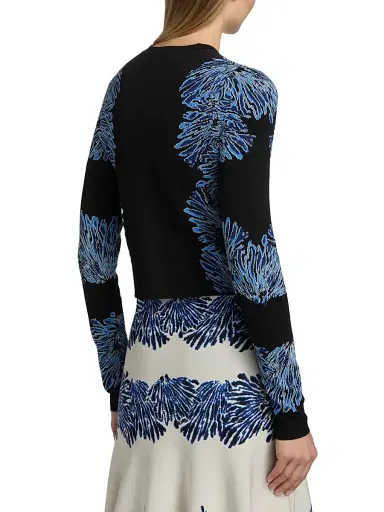 Ulla Johnson Women's Carina Knit Jacquard Cardigan | Thumbnail 5 Ulla Johnson Women's Carina Knit Jacquard Cardigan | Thumbnail 5