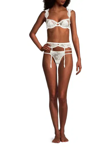 Fleur du Mal Women's Frankie Lace Garter - | Thumbnail 2
