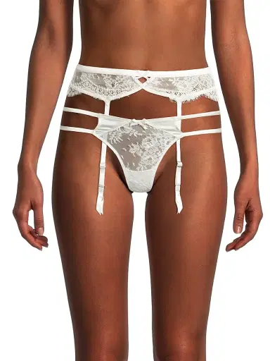 Fleur du Mal Women's Frankie Lace Garter - | Thumbnail 3