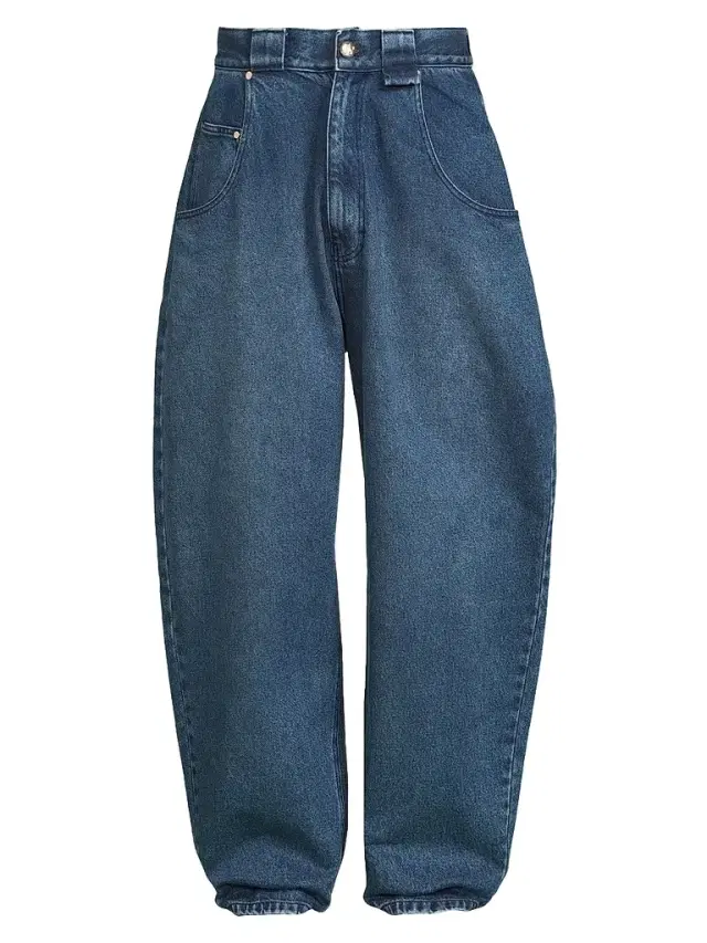 Willy Chavarria Men's Bad Boy Barrel Jeans - Washed Indigo
