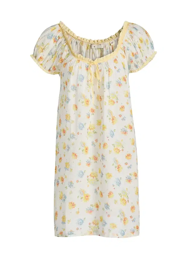 Women's Julia Cotton Minidress - Dahlia Floral