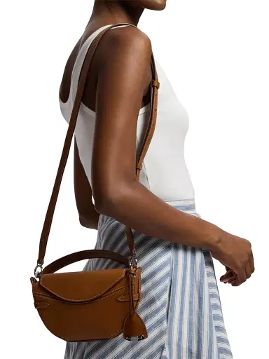 Ralph Lauren Collection Women's The Ralph Mini Leather Crossbody Bag | Thumbnail 3 Ralph Lauren Collection Women's The Ralph Mini Leather Crossbody Bag | Thumbnail 3