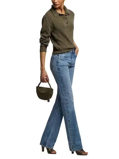 Ralph Lauren Collection Women's Mini Suede Crossbody Bag | Thumbnail 4 Ralph Lauren Collection Women's Mini Suede Crossbody Bag | Thumbnail 4