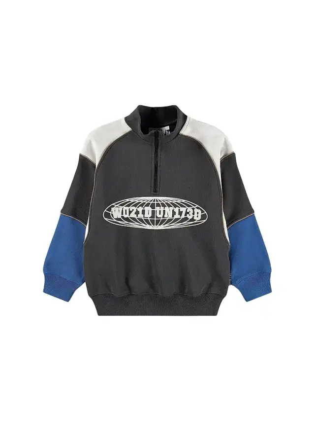 Little Boy's & Boy's Marty Half-Zip Pullover Sweatshirt - Pirate Black
