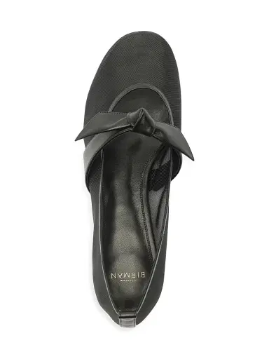 Alexandre Birman Women's Clarita Leather-Trim Mesh Ballet Flats - Black - Size 12 | Thumbnail 7