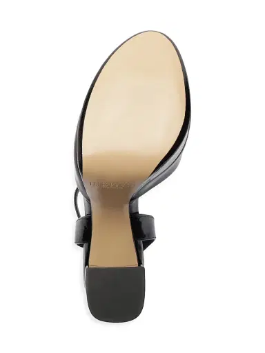 Alexandre Birman Women's Amy 0MM Leather Platform Sandals - Black | Thumbnail 9 Alexandre Birman Women's Amy 0MM Leather Platform Sandals - Black | Thumbnail 9