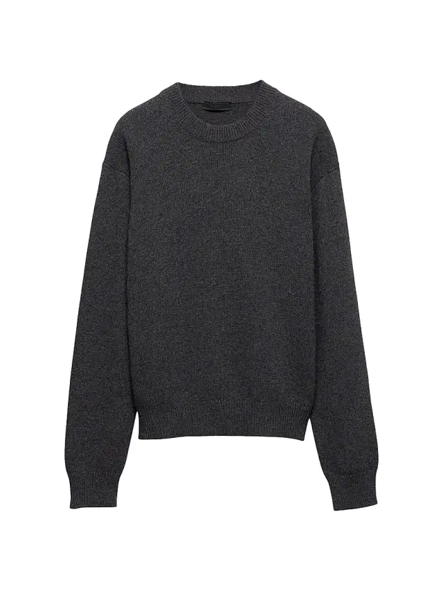Men's Re-Cashmere Crewneck Sweater - Grey