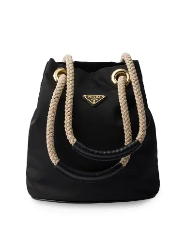 Prada Women's Mariner Re-Nylon Small Bucket Bag - Black | Thumbnail 1