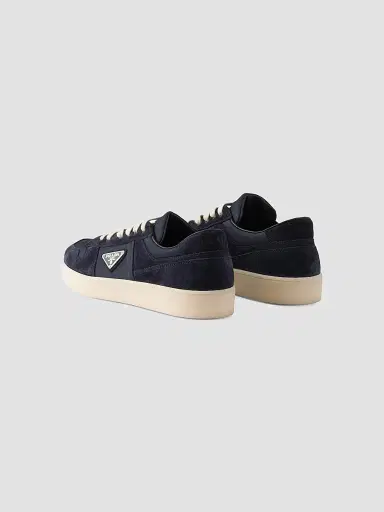 Prada Men's Downtown Re-Nylon and Suede Sneakers - Navy - Size 5 | Thumbnail 3