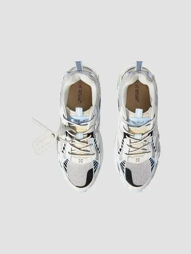 Off-White Men's Be Right Back Military Sneakers - Light Blue | Thumbnail 4 Off-White Men's Be Right Back Military Sneakers - Light Blue | Thumbnail 4