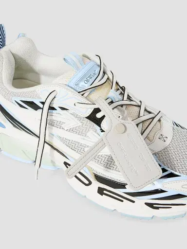 Off-White Men's Be Right Back Military Sneakers - Light Blue | Thumbnail 5 Off-White Men's Be Right Back Military Sneakers - Light Blue | Thumbnail 5