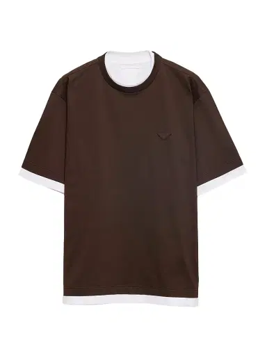 Prada Men's Cotton T-Shirt - Brown - Size XXXL | Thumbnail 1 Prada Men's Cotton T-Shirt - Brown - Size XXXL | Thumbnail 1