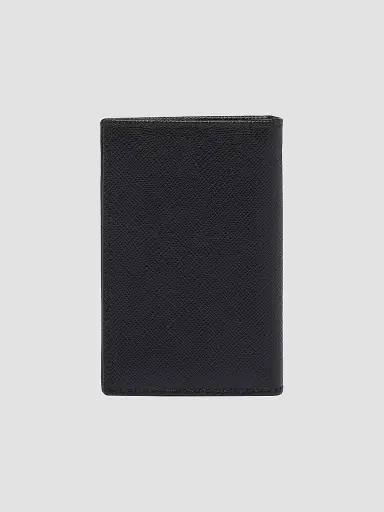Prada Men's Saffiano Leather Card Holder - Black - Size 0 | Thumbnail 4