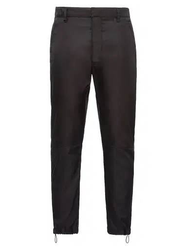 Prada Men's Re-Nylon Trousers - Black - Size 38 | Thumbnail 1