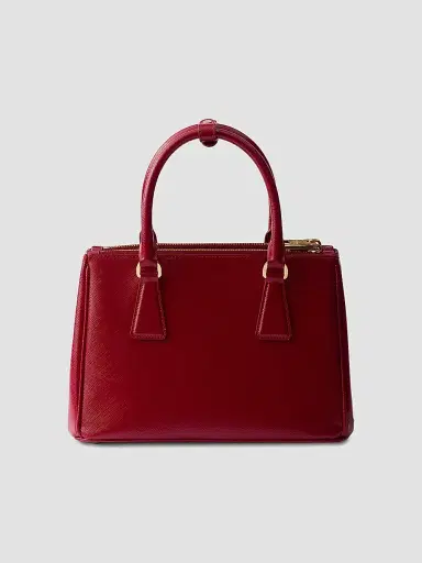 Prada Women's Galleria Small Saffiano Leather Top Handle Bag - Red | Thumbnail 3