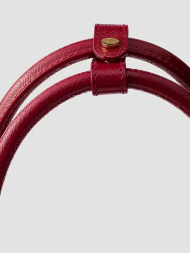 Prada Women's Galleria Small Saffiano Leather Top Handle Bag - Red | Thumbnail 5