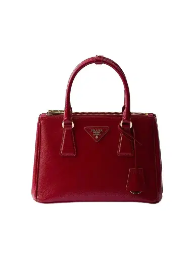 Prada Women's Galleria Small Saffiano Leather Top Handle Bag - Red | Thumbnail 1