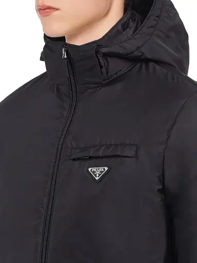 Prada Men's Re-Nylon Puffer Jacket - Black - Size 48 | Thumbnail 5