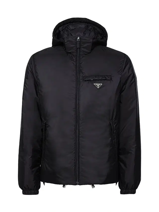 Prada Men's Re-Nylon Puffer Jacket - Black