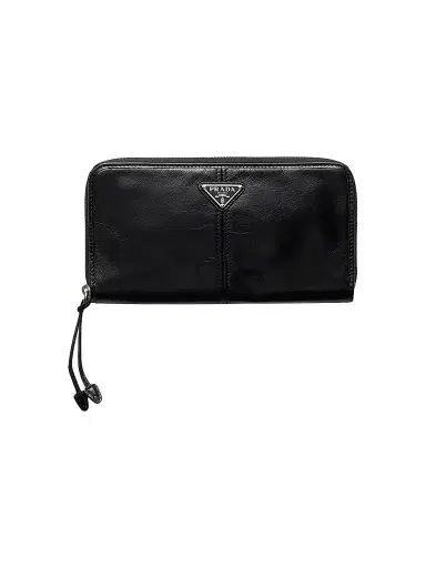 Prada Men's Leather Wallet | Thumbnail 1