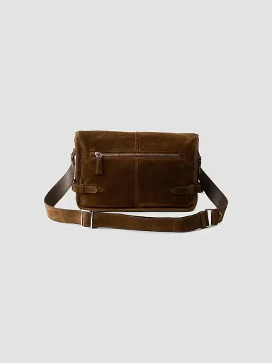 Prada Men's Suede Shoulder Bag | Thumbnail 4 Prada Men's Suede Shoulder Bag | Thumbnail 4
