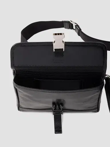Prada Men's Leather Smartphone Case - Black | Thumbnail 3