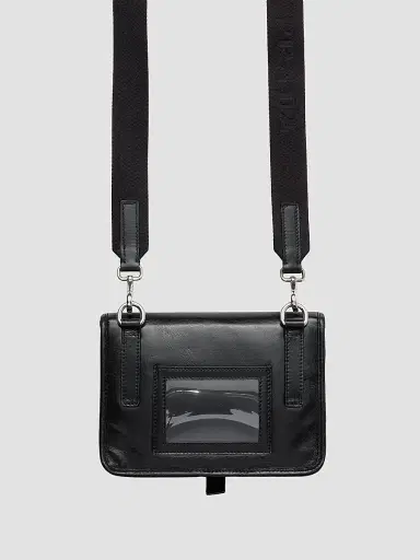 Prada Men's Leather Smartphone Case - Black | Thumbnail 4