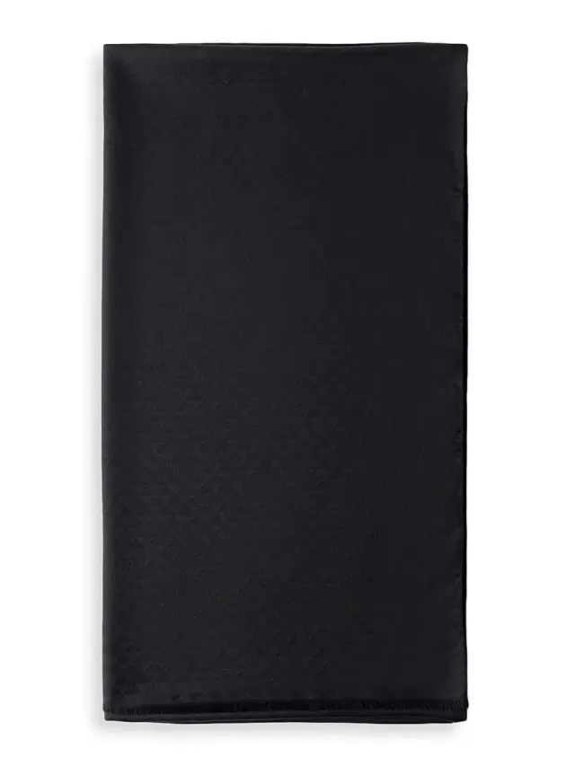 Prada Men's Wool and Silk Scarf - Black