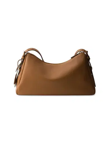 Prada Women's Aimée Leather Shoulder Bag - Brown | Thumbnail 3 Prada Women's Aimée Leather Shoulder Bag - Brown | Thumbnail 3