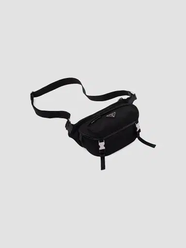 Prada Men's Re-Nylon And Saffiano Leather Shoulder Bag | Thumbnail 2 Prada Men's Re-Nylon And Saffiano Leather Shoulder Bag | Thumbnail 2