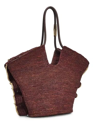 Zimmermann Women's Goldentime Medium Raffia Tote Bag | Thumbnail 3 Zimmermann Women's Goldentime Medium Raffia Tote Bag | Thumbnail 3