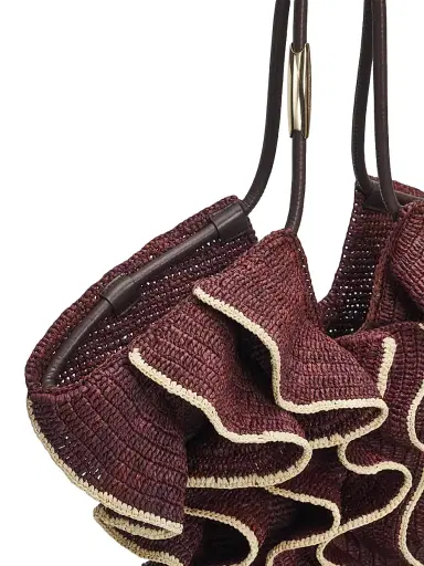 Zimmermann Women's Goldentime Medium Raffia Tote Bag | Thumbnail 6 Zimmermann Women's Goldentime Medium Raffia Tote Bag | Thumbnail 6