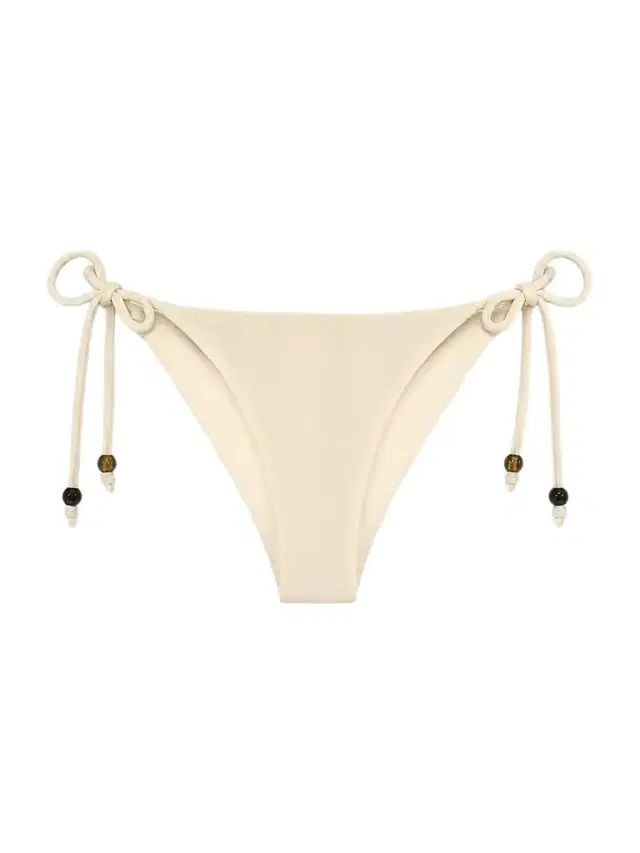 Women's Camilla Beaded Bikini Bottom - Lemon