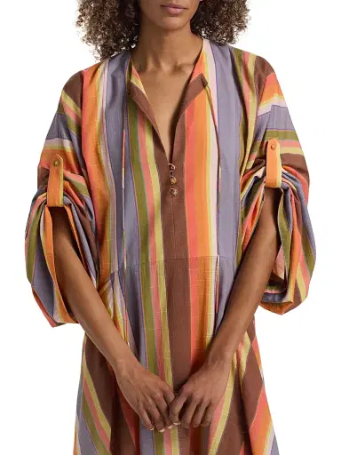 Zimmermann Women's Solstice Cotton Tunic Maxi Dress | Thumbnail 6