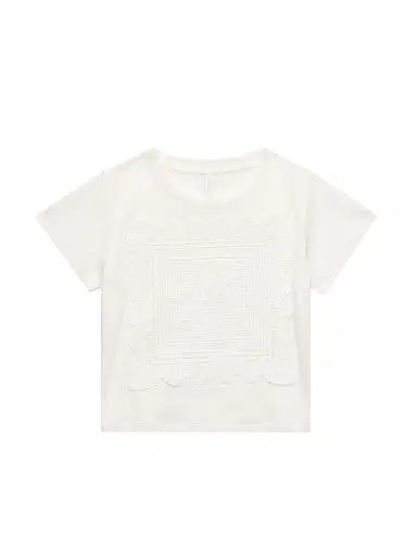 Zimmermann Baby Girl's,Little Girl's & Girl's Solstice Appliqué Linen-Cotton T-Shirt | Thumbnail 1 Zimmermann Baby Girl's,Little Girl's & Girl's Solstice Appliqué Linen-Cotton T-Shirt | Thumbnail 1