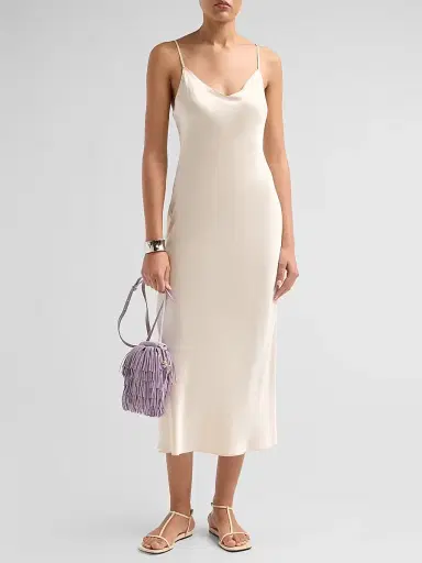 Zimmermann Women's Fringe Leather Crossbody Bag - Lilac | Thumbnail 5 Zimmermann Women's Fringe Leather Crossbody Bag - Lilac | Thumbnail 5