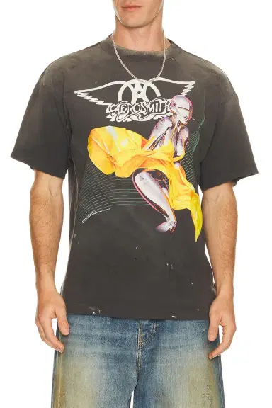 SAINT Mxxxxxx Aerosmith Short Sleeve Tee | Thumbnail 1