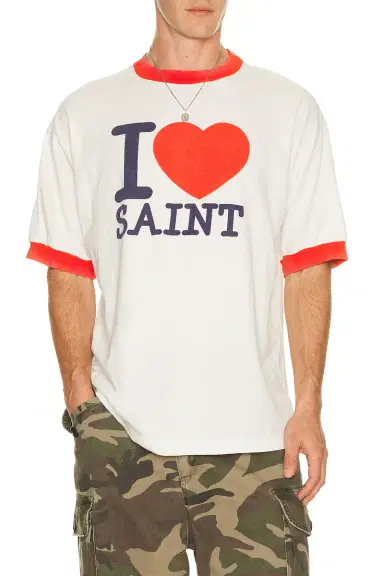 SAINT Mxxxxxx I Love Saint Short Sleeve Tee | Thumbnail 1 SAINT Mxxxxxx I Love Saint Short Sleeve Tee | Thumbnail 1