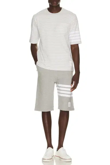Thom Browne Short Sleeve Tee With Chest Pocket | Thumbnail 3 Thom Browne Short Sleeve Tee With Chest Pocket | Thumbnail 3