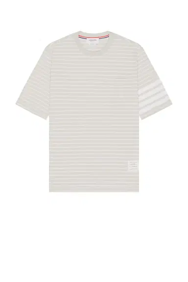 Thom Browne Short Sleeve Tee With Chest Pocket | Thumbnail 4 Thom Browne Short Sleeve Tee With Chest Pocket | Thumbnail 4