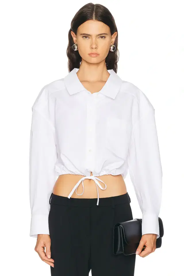 Givenchy Cropped Wide Collar Shirt