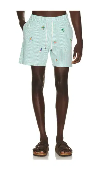 Polo Ralph Lauren Stretch Seersucker Traveler Swim Trunk | Thumbnail 6