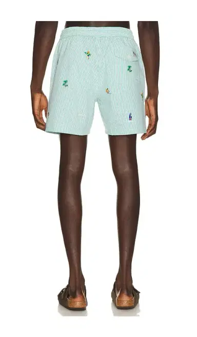 Polo Ralph Lauren Stretch Seersucker Traveler Swim Trunk | Thumbnail 7