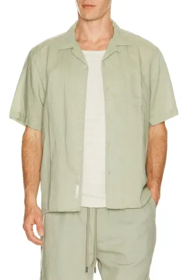 Onia Air Linen Convertible Vacation Shirt | Thumbnail 1