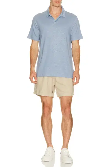 Onia Shaun Stretch Linen Polo | Thumbnail 3 Onia Shaun Stretch Linen Polo | Thumbnail 3