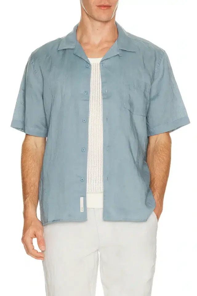 onia Air Linen Convertible Vacation Shirt