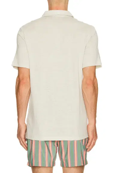 Onia Shaun Stretch Linen Polo | Thumbnail 2 Onia Shaun Stretch Linen Polo | Thumbnail 2
